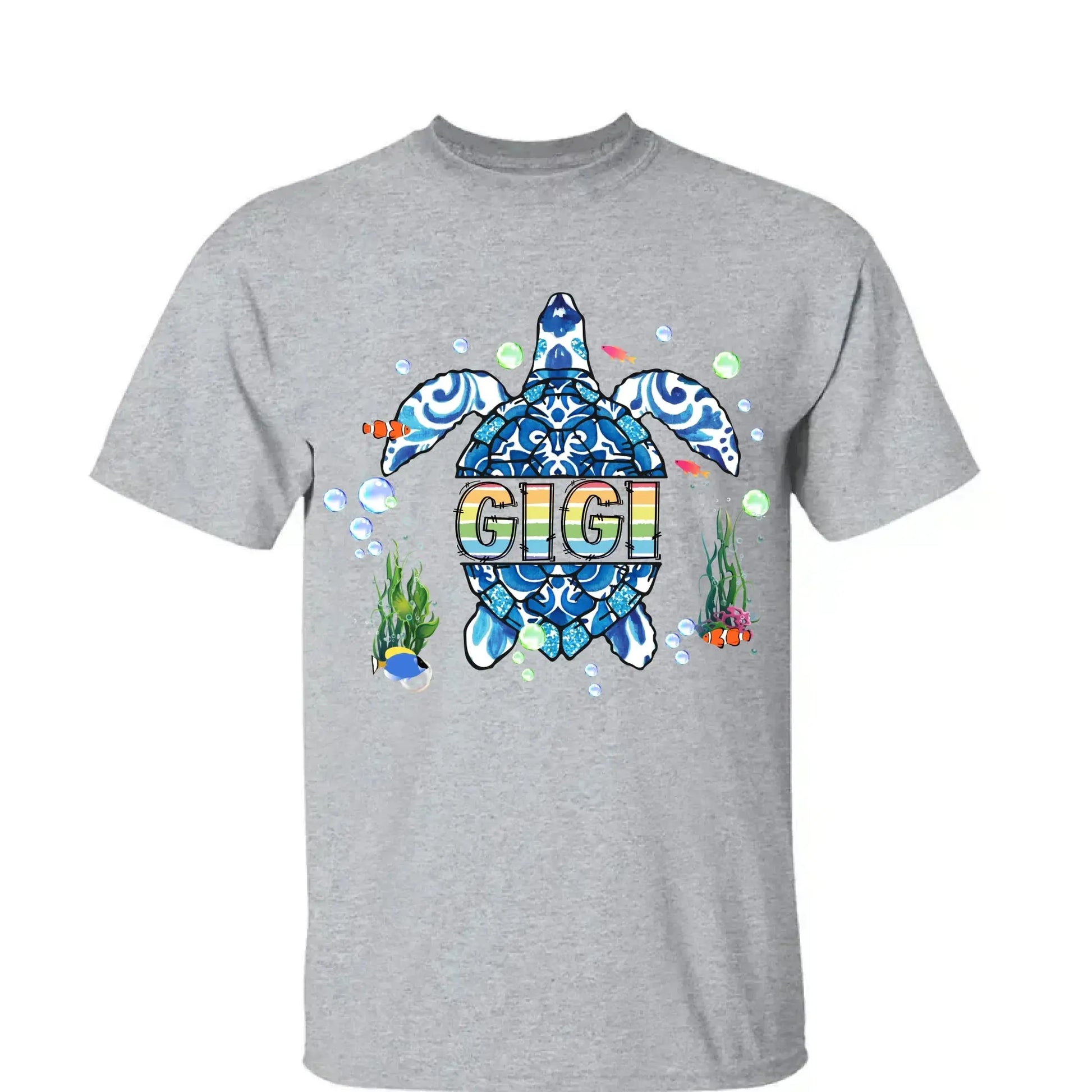 Grandma Sea Turtle - Personalized Shirt/Hoodie/Sweatshirt for Mom or Grandma,  Custom Mother’s Day Gift  Ezcustomize
