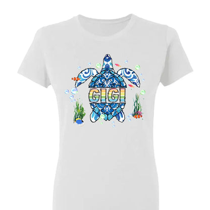 Grandma Sea Turtle - Personalized Shirt/Hoodie/Sweatshirt for Mom or Grandma,  Custom Mother’s Day Gift  Ezcustomize