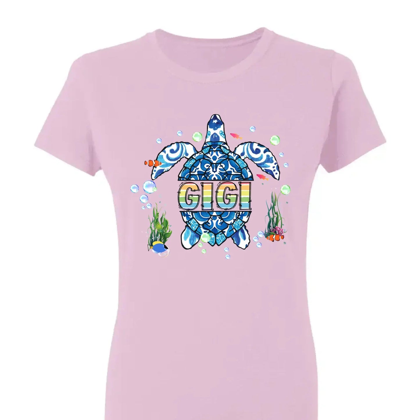 Grandma Sea Turtle - Personalized Shirt/Hoodie/Sweatshirt for Mom or Grandma,  Custom Mother’s Day Gift  Ezcustomize