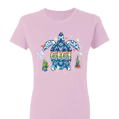 Grandma Sea Turtle - Personalized Shirt/Hoodie/Sweatshirt for Mom or Grandma,  Custom Mother’s Day Gift  Ezcustomize