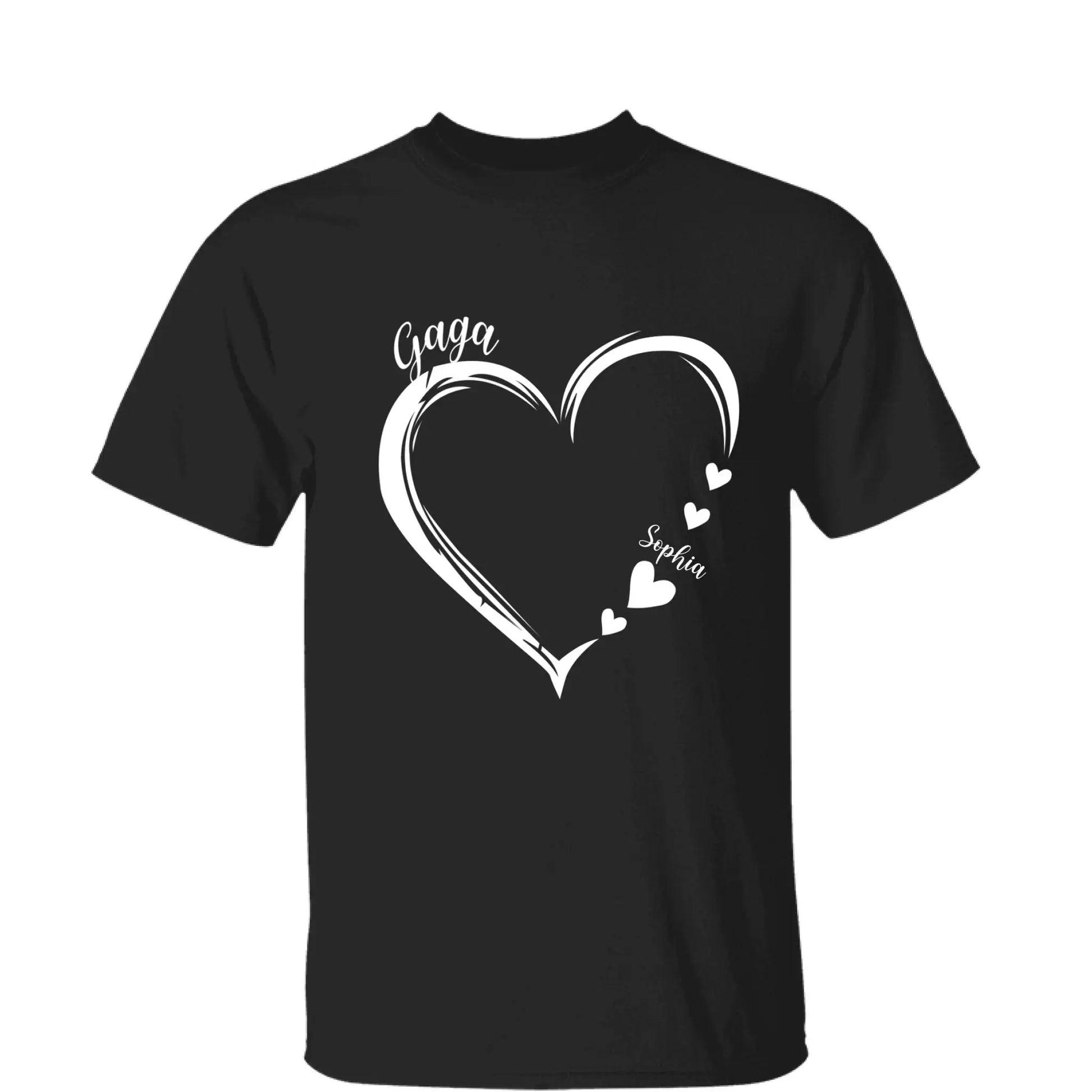 Grandma and Grandkids Hearts – Personalized Family Tee – Gift for Grandma  Ezcustomize