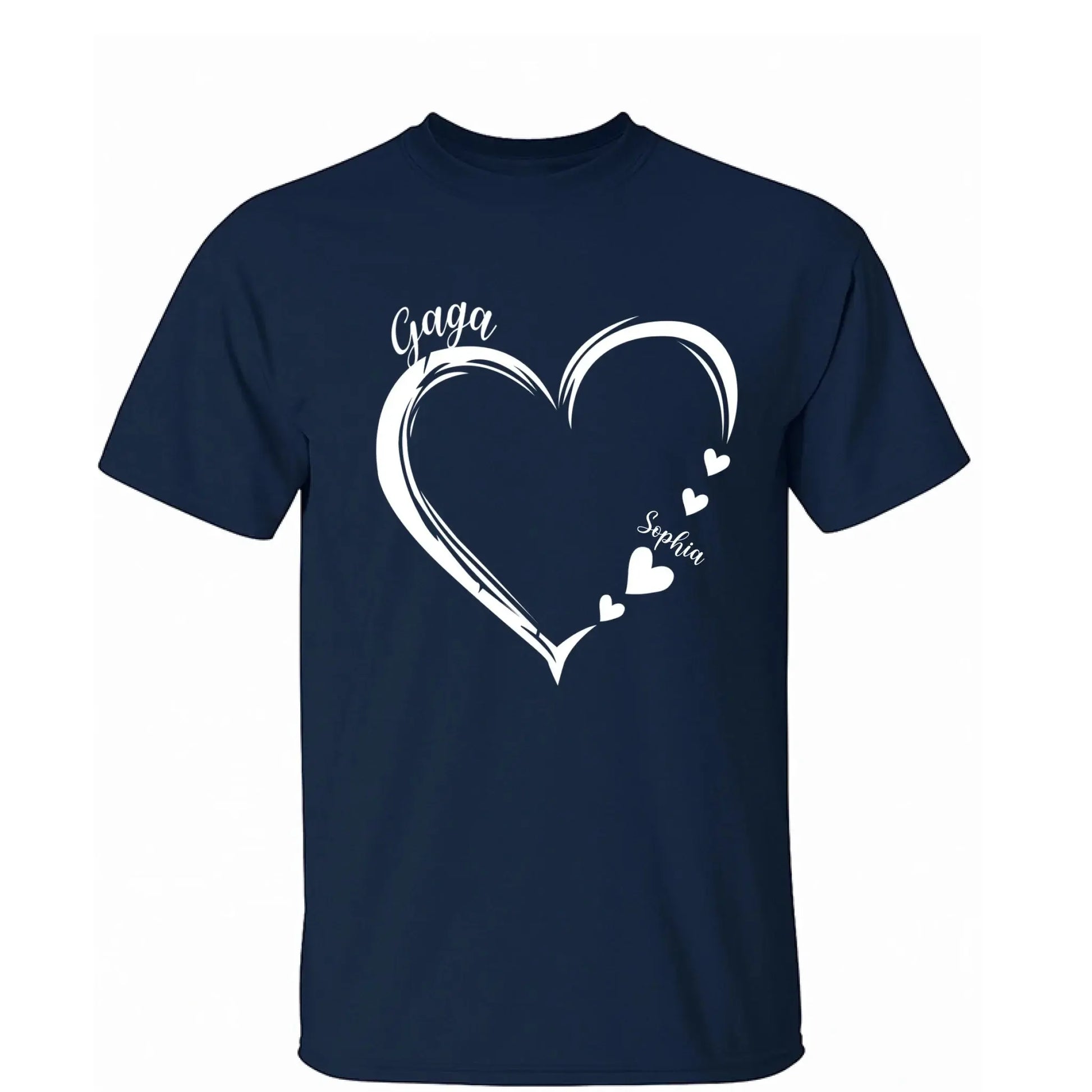 Grandma and Grandkids Hearts – Personalized Family Tee – Gift for Grandma  Ezcustomize