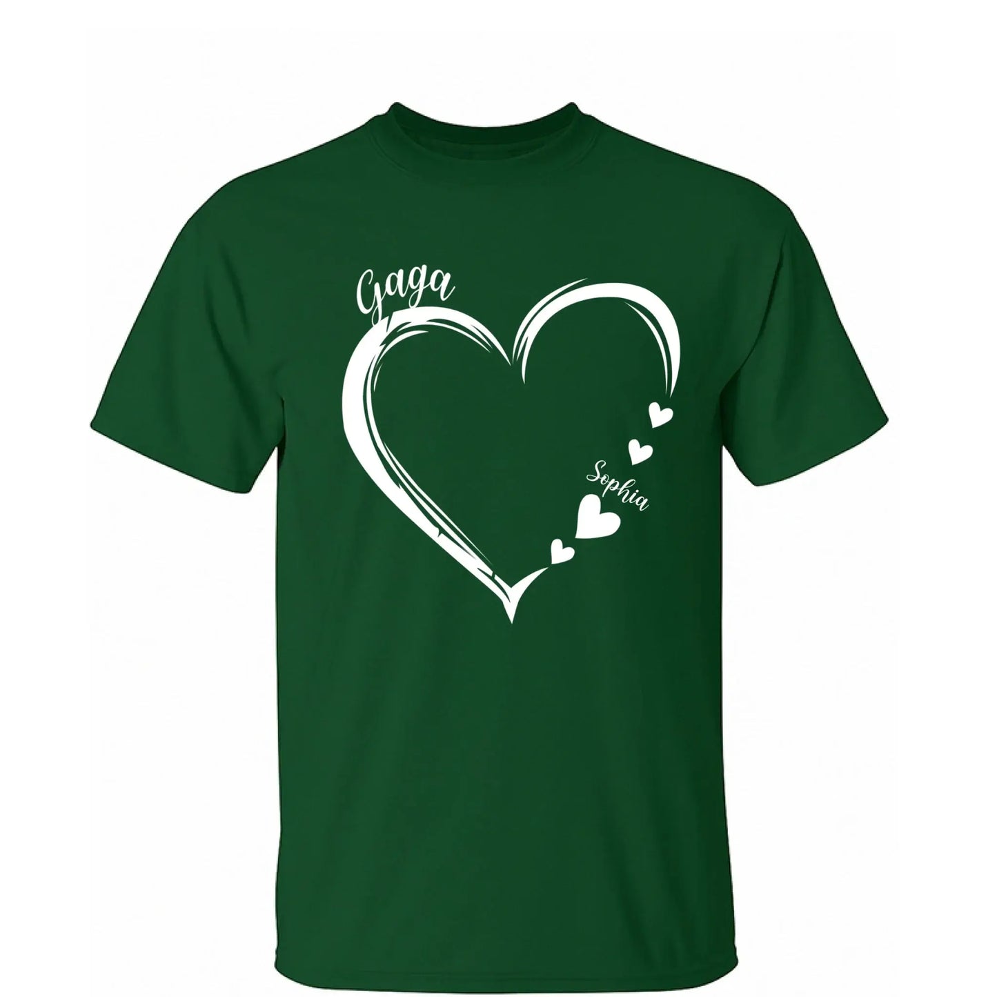 Grandma and Grandkids Hearts – Personalized Family Tee – Gift for Grandma  Ezcustomize