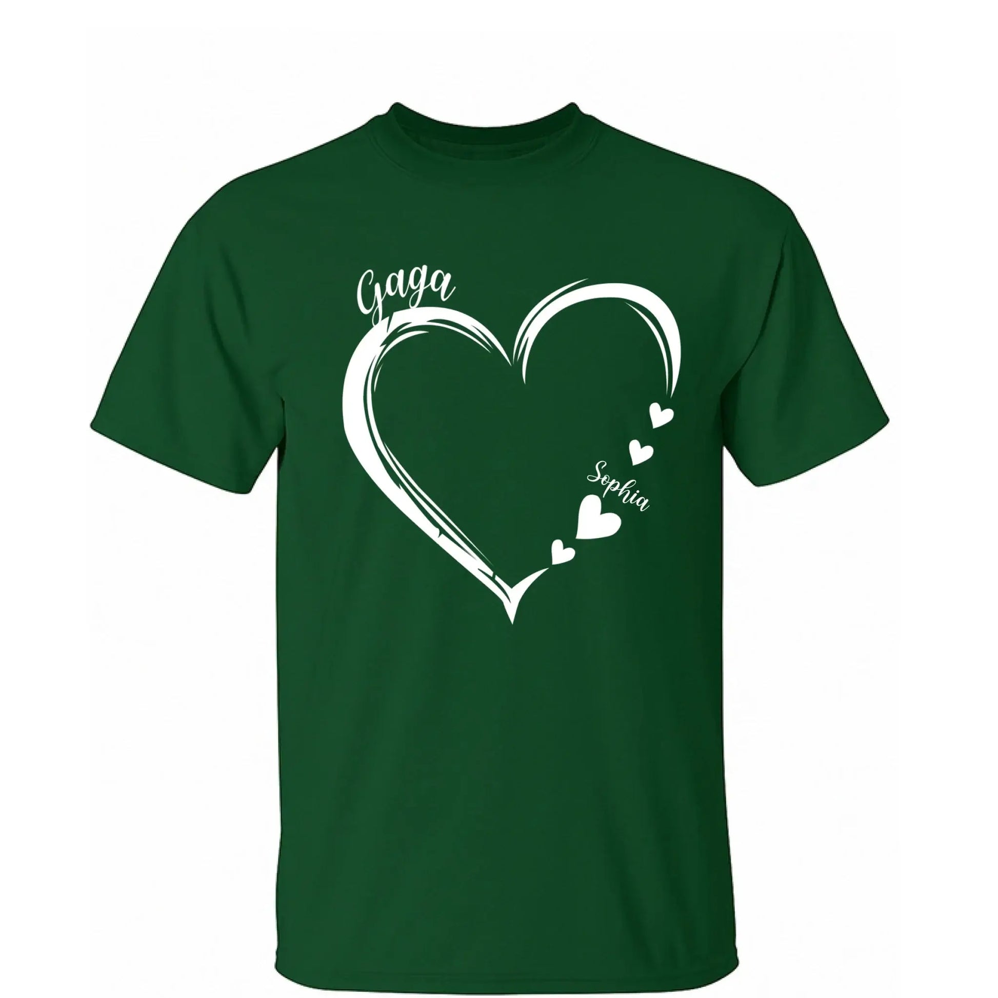 Grandma and Grandkids Hearts – Personalized Family Tee – Gift for Grandma  Ezcustomize