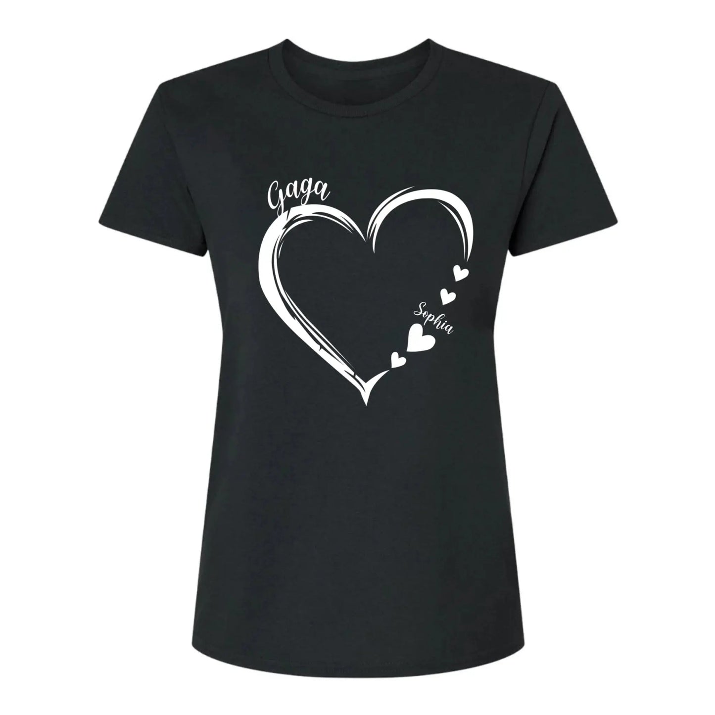 Grandma and Grandkids Hearts – Personalized Family Tee – Gift for Grandma  Ezcustomize