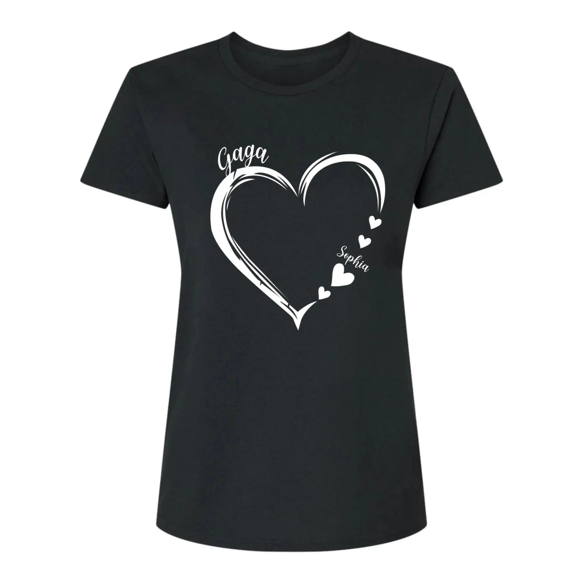 Grandma and Grandkids Hearts – Personalized Family Tee – Gift for Grandma  Ezcustomize
