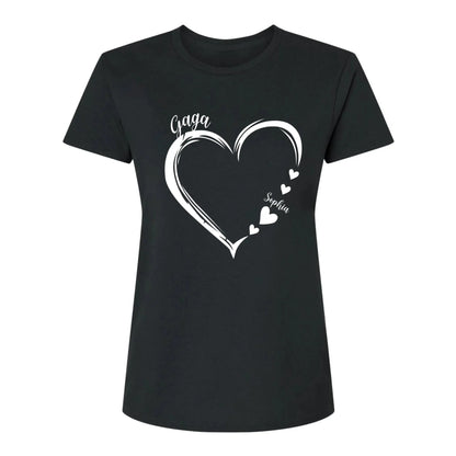 Grandma and Grandkids Hearts – Personalized Family Tee – Gift for Grandma  Ezcustomize