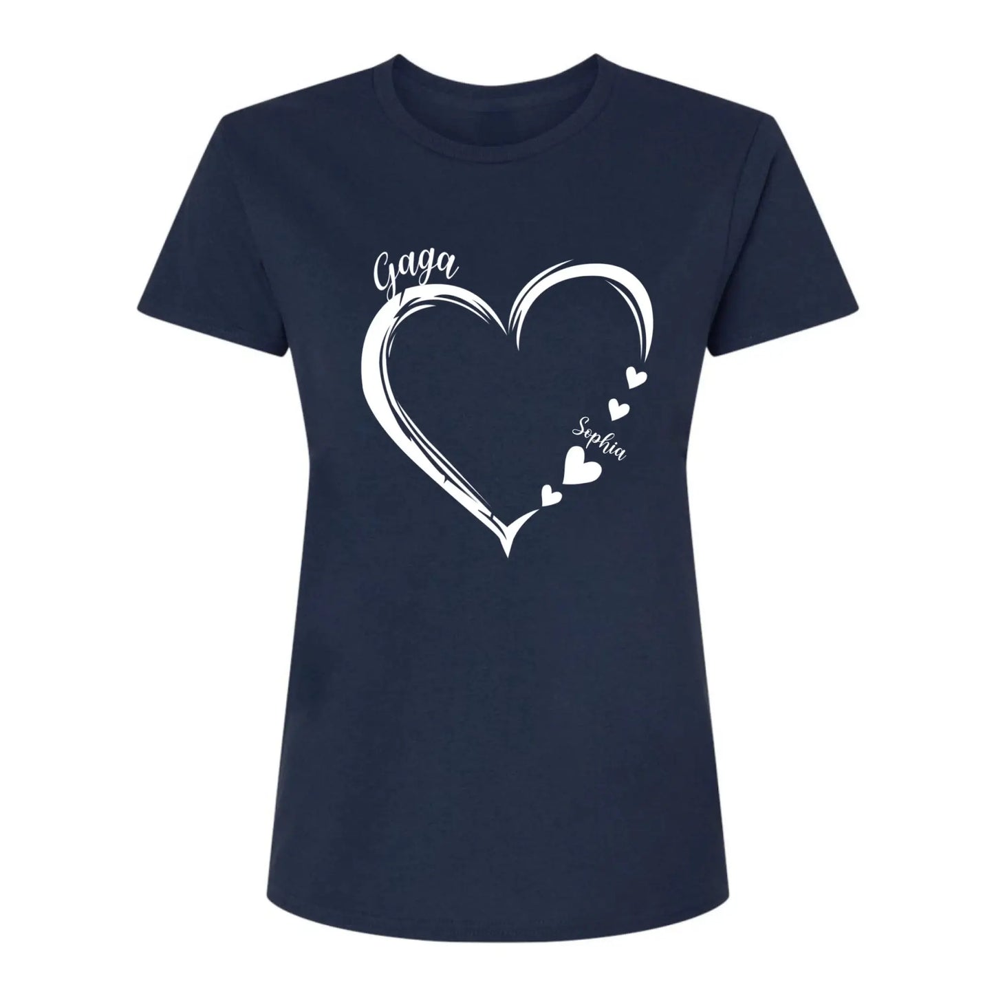 Grandma and Grandkids Hearts – Personalized Family Tee – Gift for Grandma  Ezcustomize