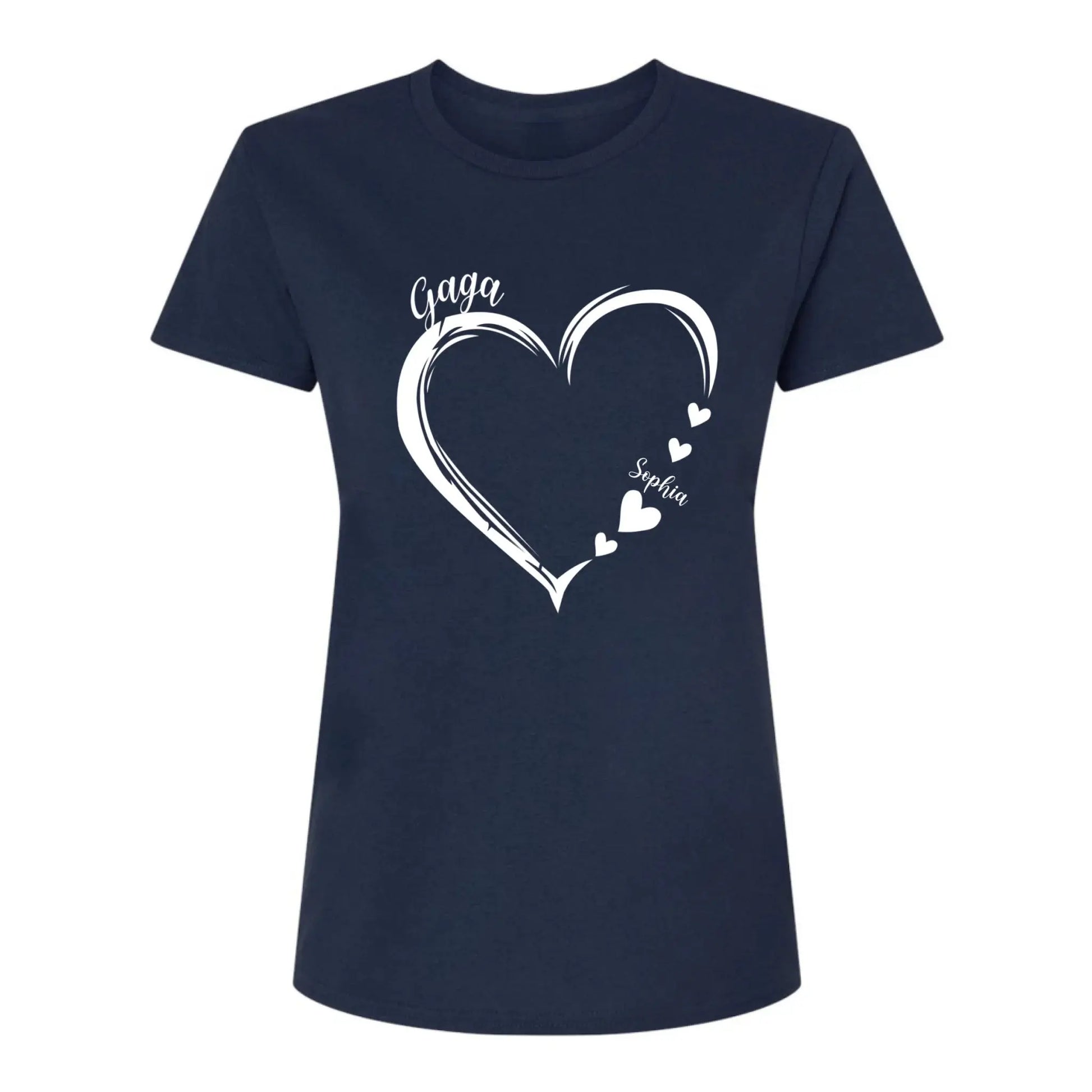 Grandma and Grandkids Hearts – Personalized Family Tee – Gift for Grandma  Ezcustomize