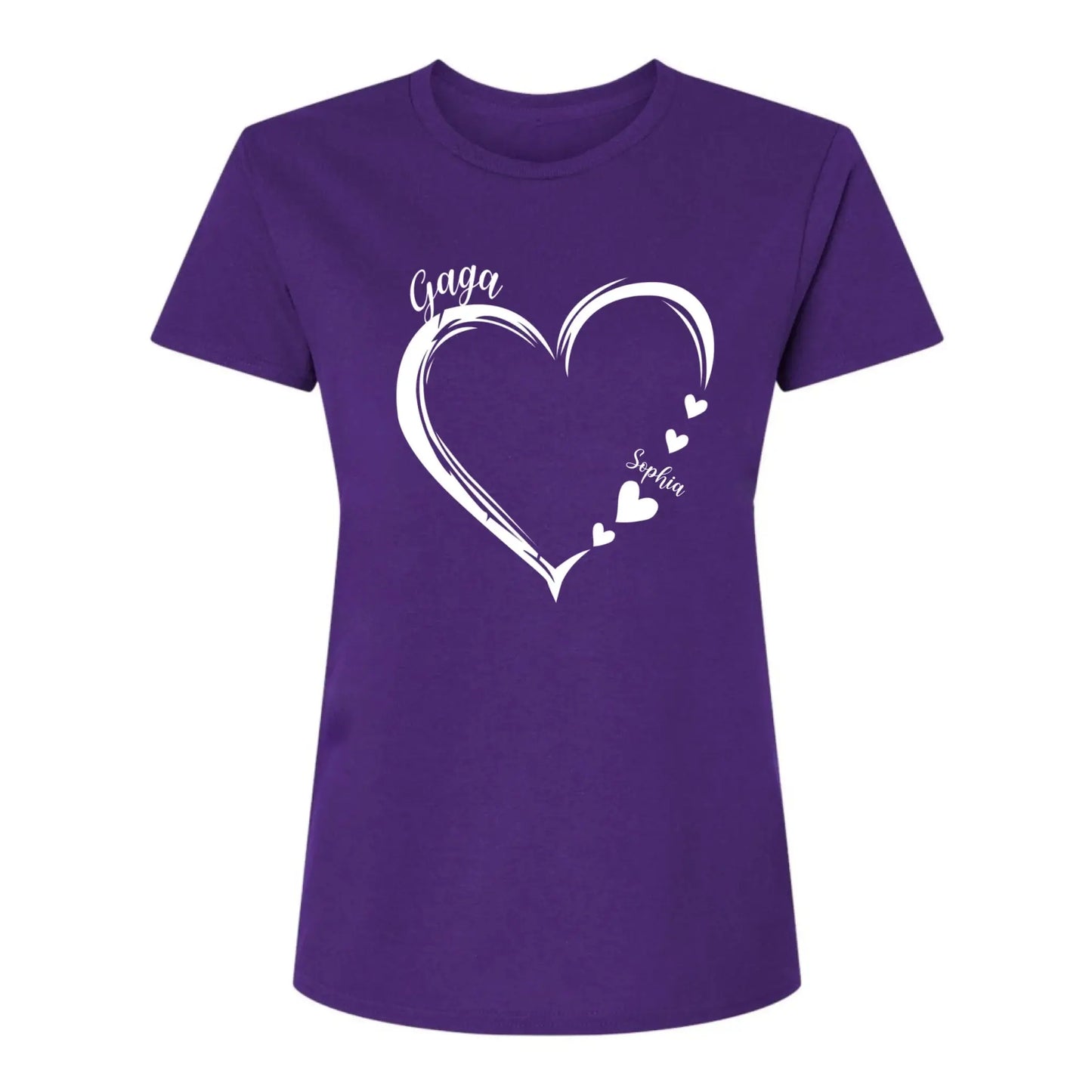 Grandma and Grandkids Hearts – Personalized Family Tee – Gift for Grandma  Ezcustomize