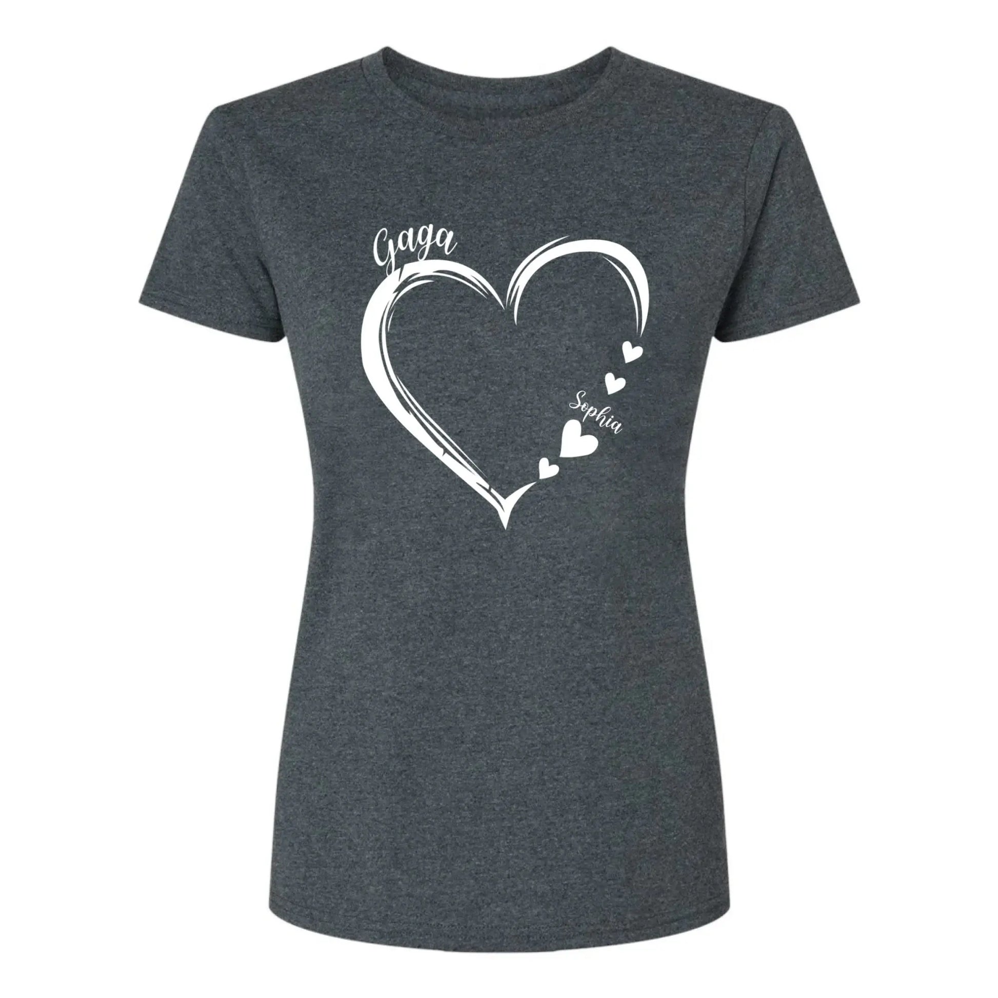 Grandma and Grandkids Hearts – Personalized Family Tee – Gift for Grandma  Ezcustomize