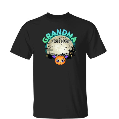 Grandma of Nightmares Halloween Theme – Personalized Shirt, Hoodie, or Sweatshirt – Funny Scary Gift for Spooky-Season Loving Grandmas  Ezcustomize