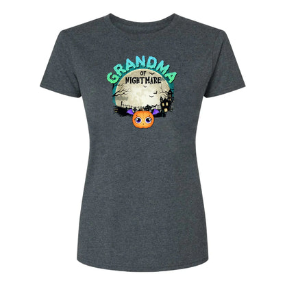 Grandma of Nightmares Halloween Theme – Personalized Shirt, Hoodie, or Sweatshirt – Funny Scary Gift for Spooky-Season Loving Grandmas  Ezcustomize