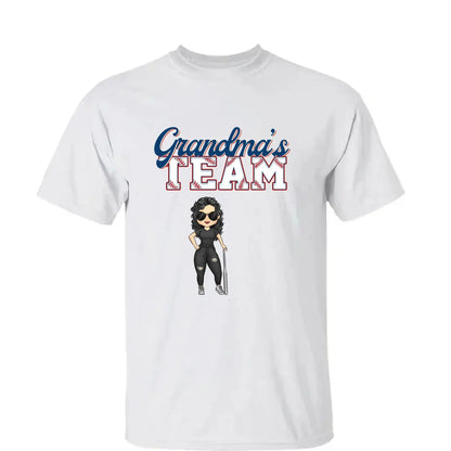 Grandma’s Baseball Team Shirt – Personalized T-Shirt – Custom Game Day Gift for Proud Baseball Grandmas with Kids’ Names  Ezcustomize