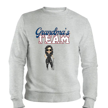 Grandma’s Baseball Team Shirt – Personalized T-Shirt – Custom Game Day Gift for Proud Baseball Grandmas with Kids’ Names  Ezcustomize