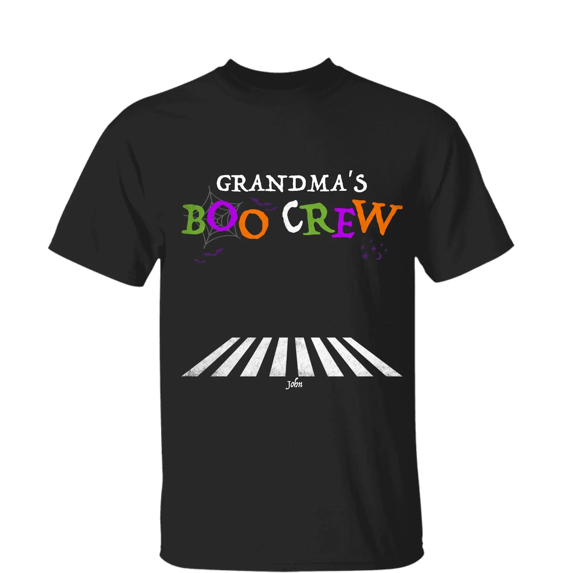 Grandma's Boo Crew Halloween Shirt – Personalized Custom T-shirt with Grandkids' Names, Cute Halloween Gift for Grandma, Nana, Mimi, or Mom  Ezcustomize