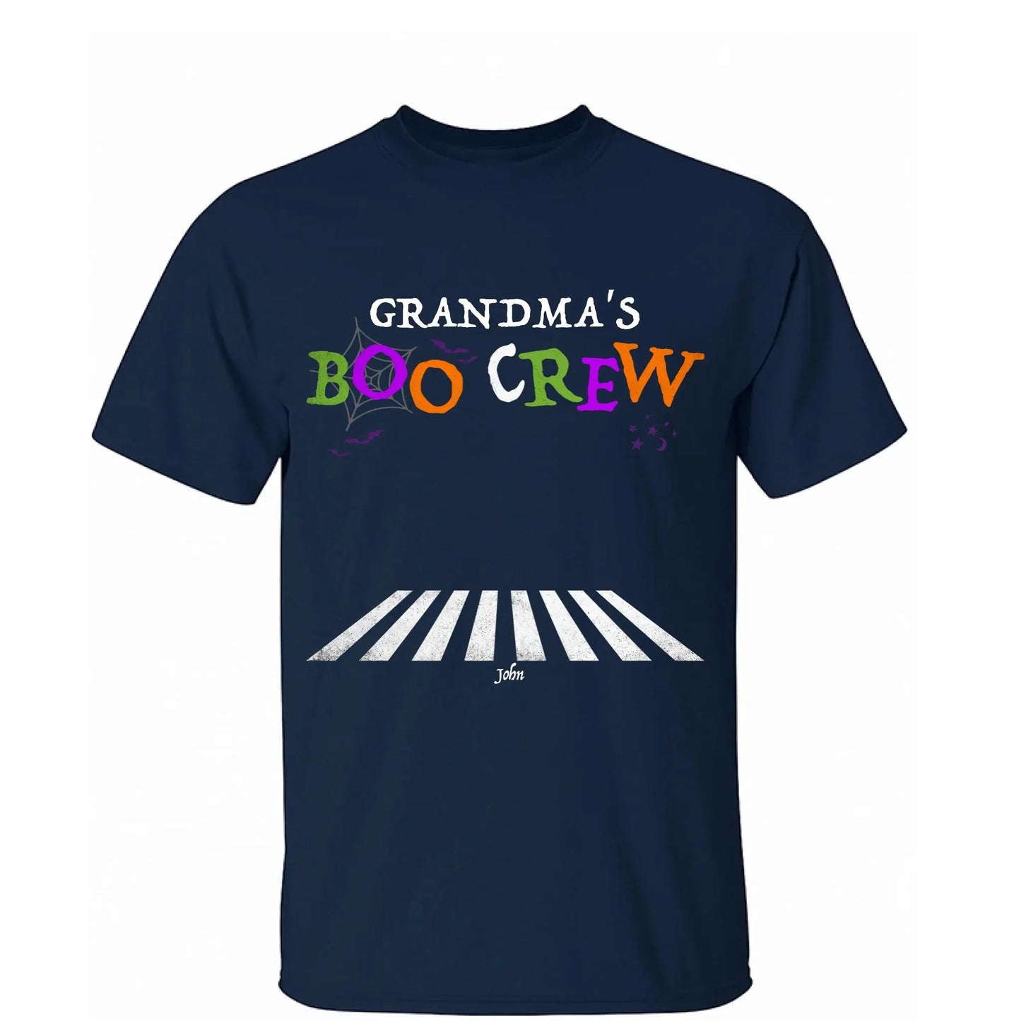 Grandma's Boo Crew Halloween Shirt – Personalized Custom T-shirt with Grandkids' Names, Cute Halloween Gift for Grandma, Nana, Mimi, or Mom  Ezcustomize