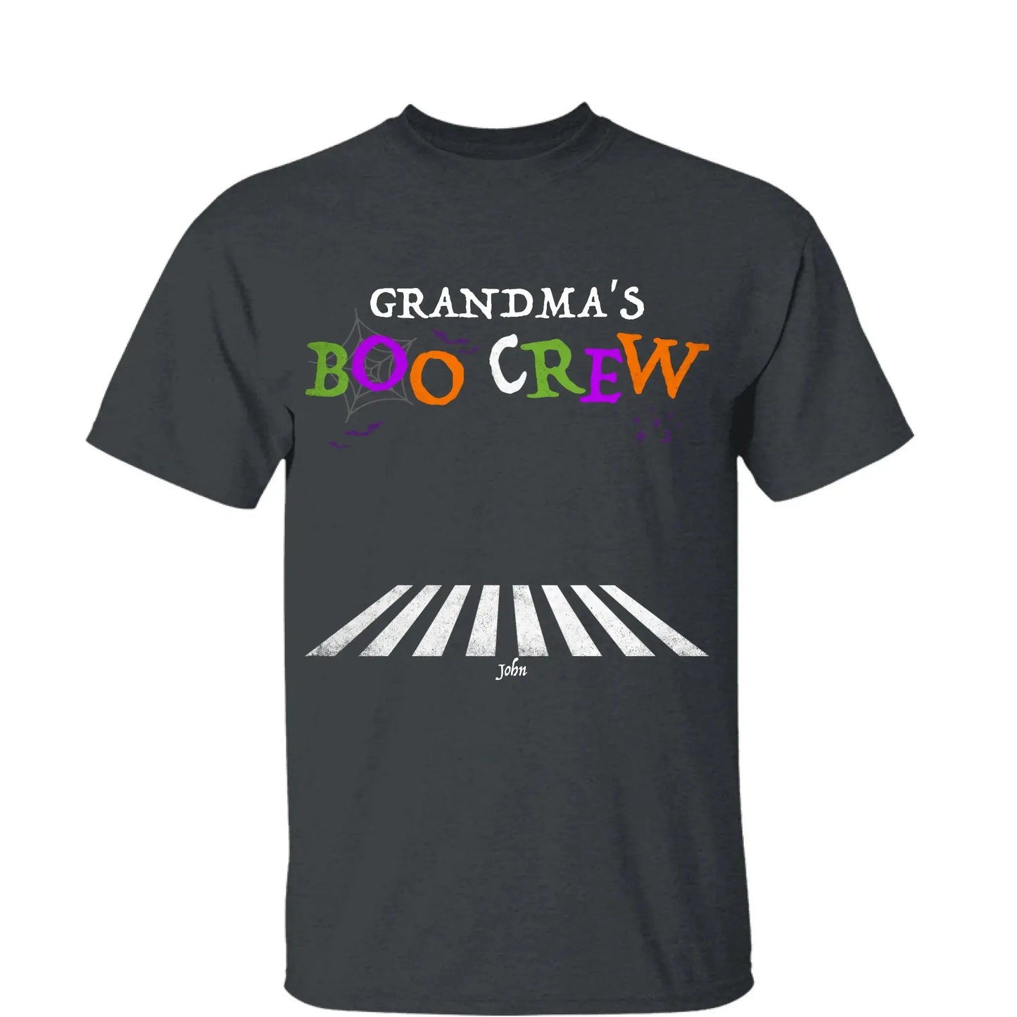 Grandma's Boo Crew Halloween Shirt – Personalized Custom T-shirt with Grandkids' Names, Cute Halloween Gift for Grandma, Nana, Mimi, or Mom  Ezcustomize