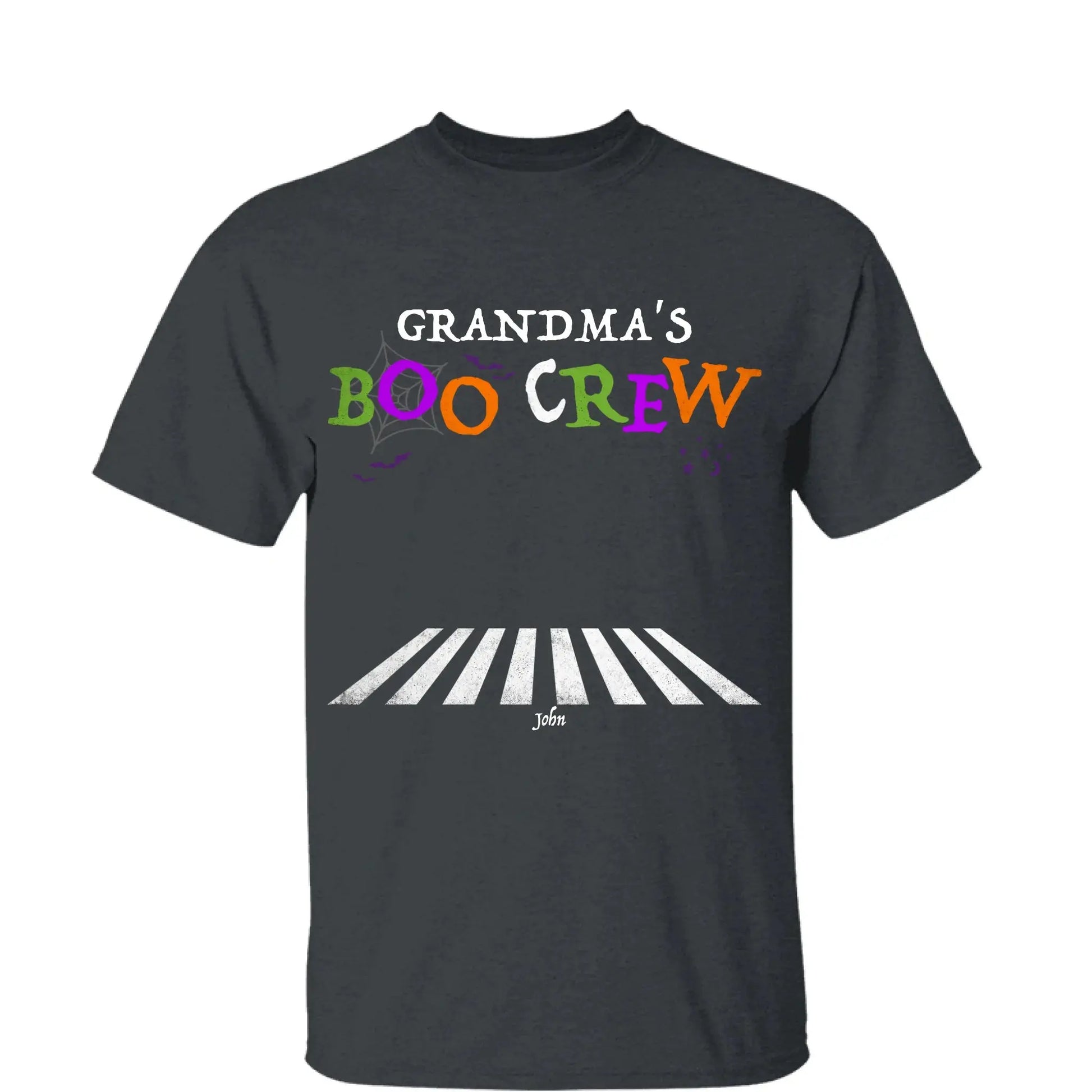 Grandma's Boo Crew Halloween Shirt – Personalized Custom T-shirt with Grandkids' Names, Cute Halloween Gift for Grandma, Nana, Mimi, or Mom  Ezcustomize