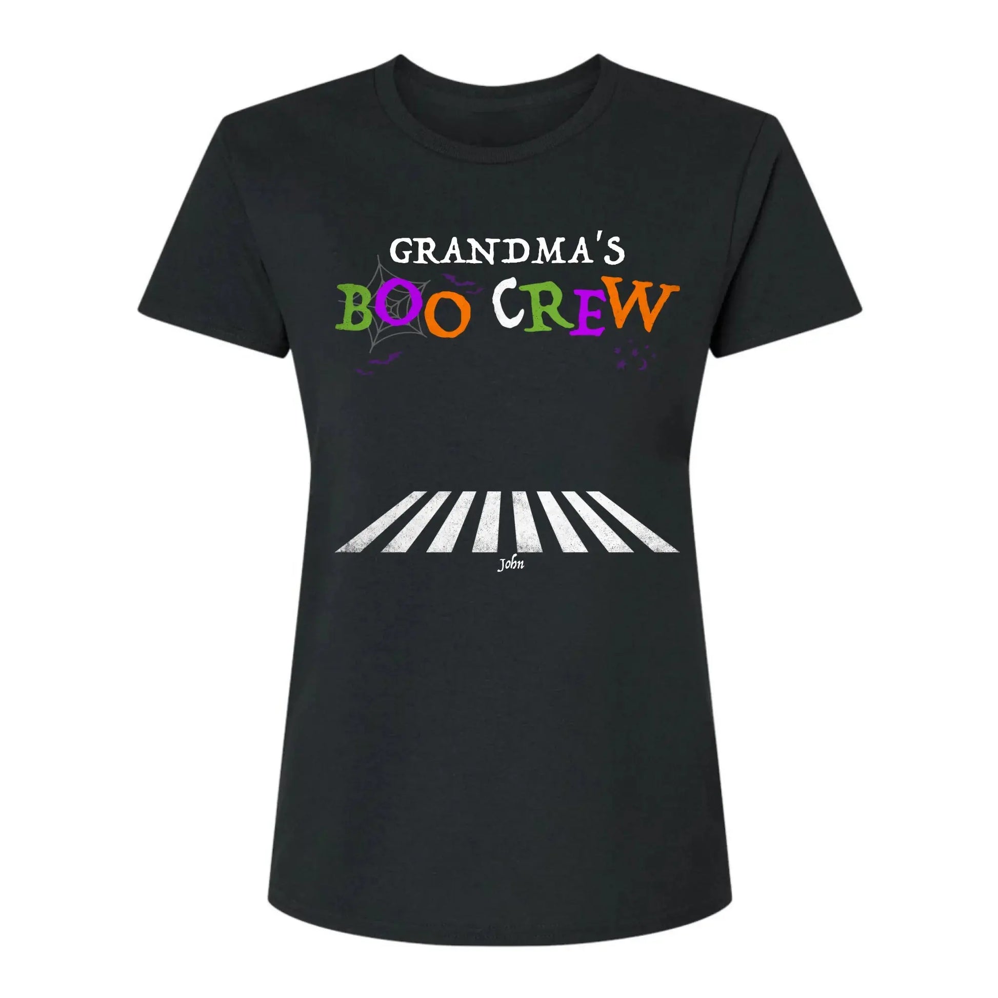 Grandma's Boo Crew Halloween Shirt – Personalized Custom T-shirt with Grandkids' Names, Cute Halloween Gift for Grandma, Nana, Mimi, or Mom  Ezcustomize