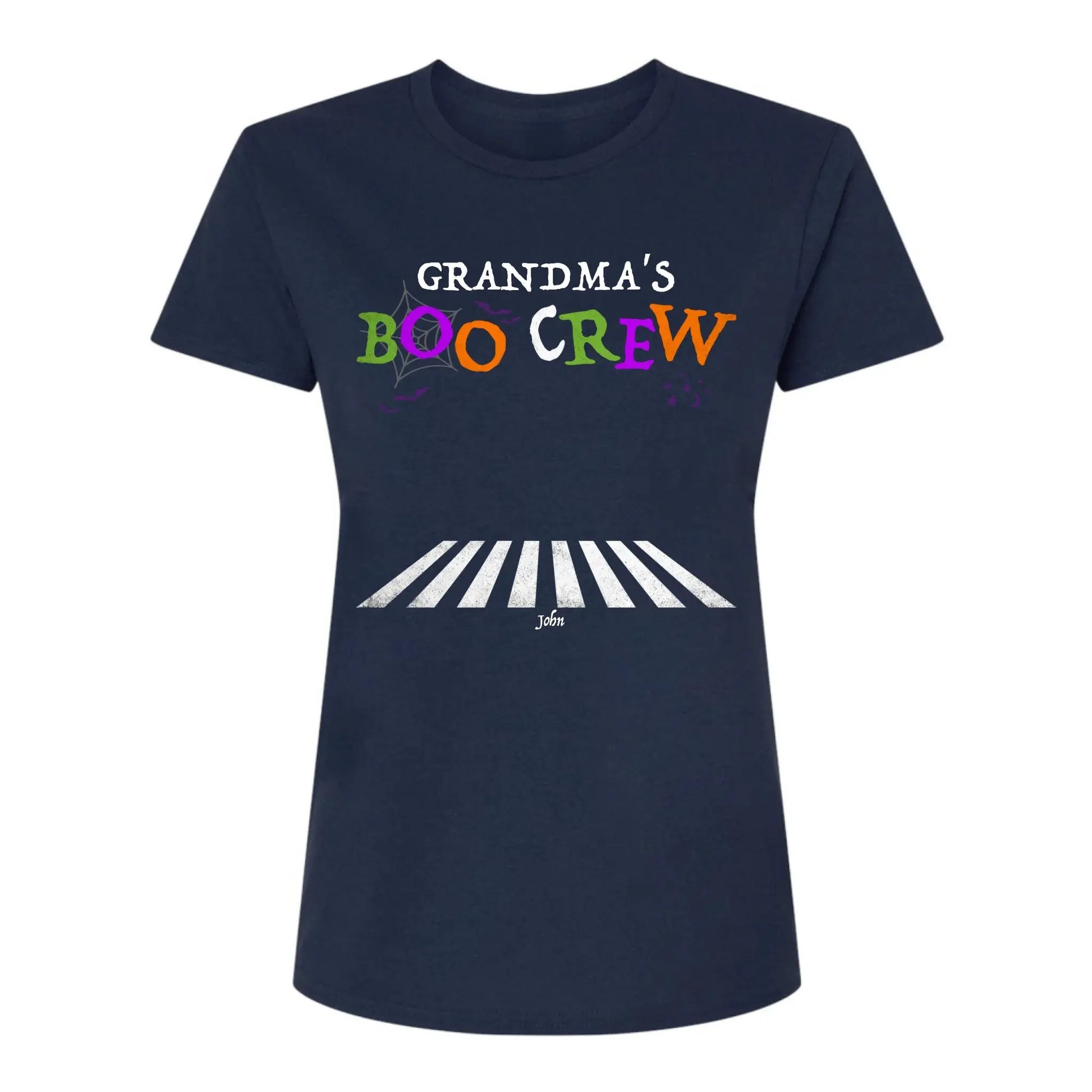 Grandma's Boo Crew Halloween Shirt – Personalized Custom T-shirt with Grandkids' Names, Cute Halloween Gift for Grandma, Nana, Mimi, or Mom  Ezcustomize