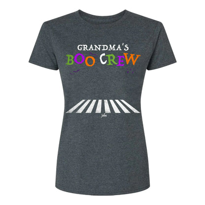 Grandma's Boo Crew Halloween Shirt – Personalized Custom T-shirt with Grandkids' Names, Cute Halloween Gift for Grandma, Nana, Mimi, or Mom  Ezcustomize