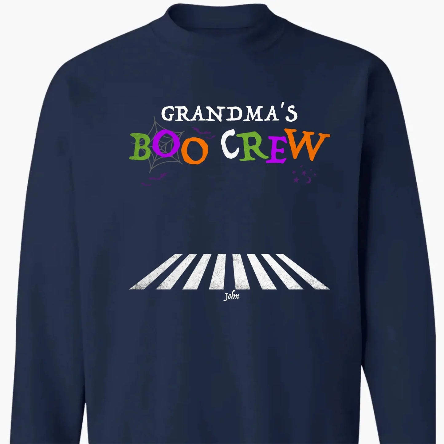 Grandma's Boo Crew Halloween Shirt – Personalized Custom T-shirt with Grandkids' Names, Cute Halloween Gift for Grandma, Nana, Mimi, or Mom  Ezcustomize