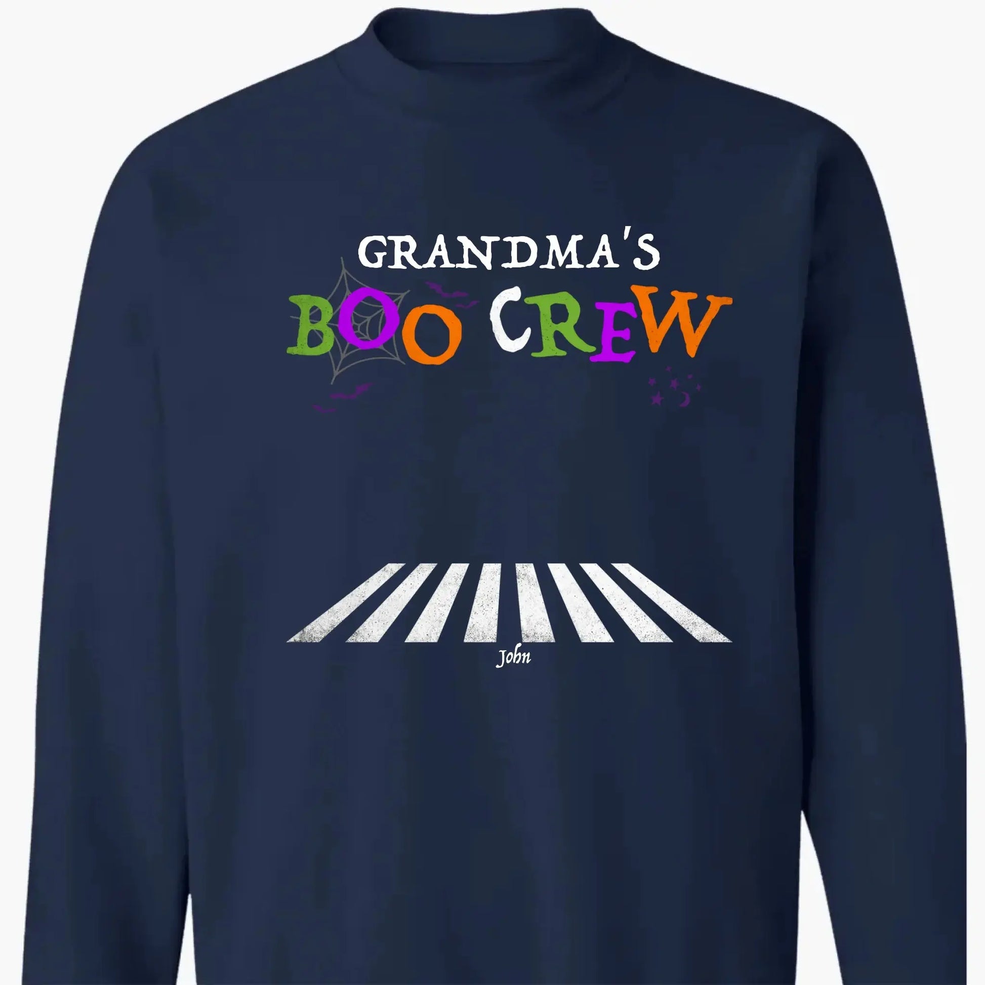 Grandma's Boo Crew Halloween Shirt – Personalized Custom T-shirt with Grandkids' Names, Cute Halloween Gift for Grandma, Nana, Mimi, or Mom  Ezcustomize