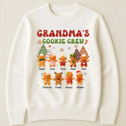 Grandma’s Cookie Crew – Personalized Shirt – Fun Custom Baking Tee & Sweet Gift for Grandma, Nana, or Mimi from Grandkids & Family  Ezcustomize