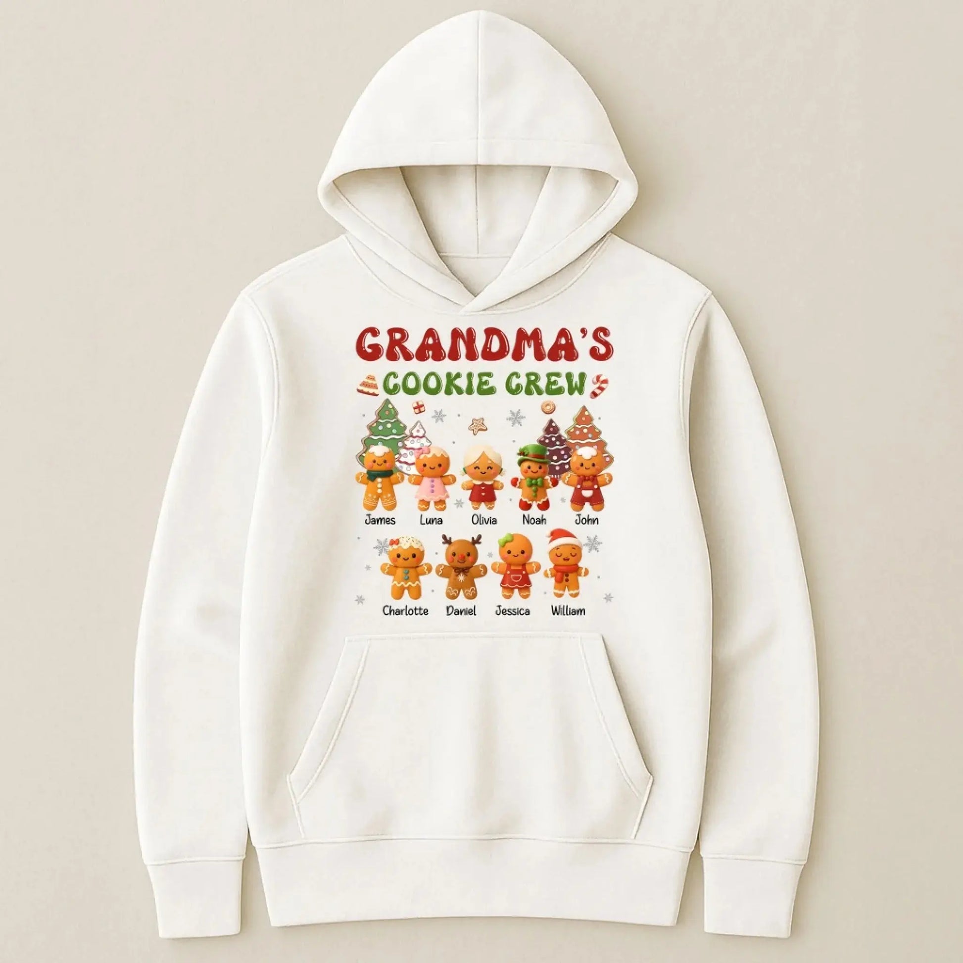 Grandma’s Cookie Crew – Personalized Shirt – Fun Custom Baking Tee & Sweet Gift for Grandma, Nana, or Mimi from Grandkids & Family  Ezcustomize
