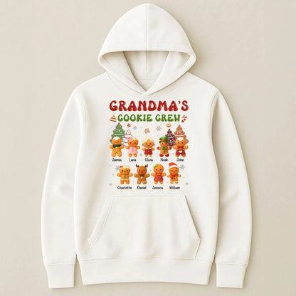 Grandma’s Cookie Crew – Personalized Shirt – Fun Custom Baking Tee & Sweet Gift for Grandma, Nana, or Mimi from Grandkids & Family  Ezcustomize