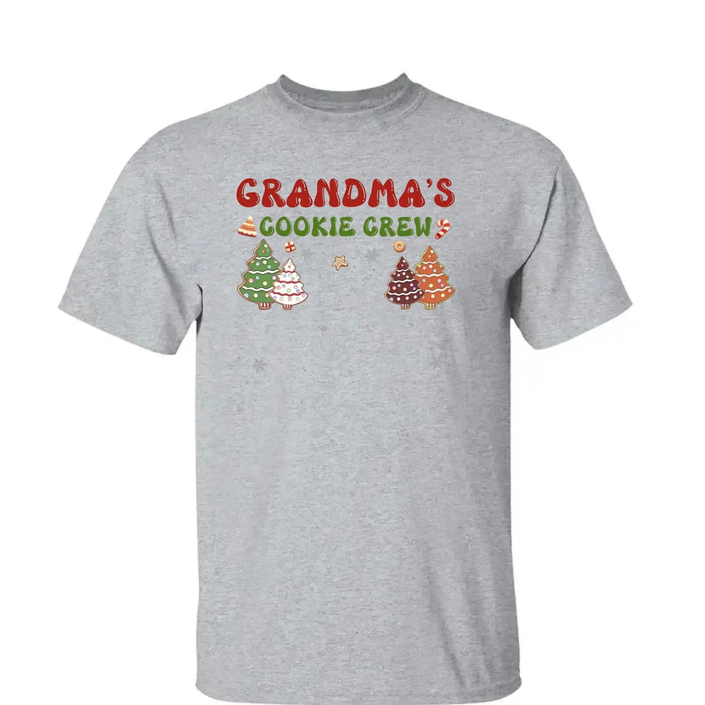 Grandma’s Cookie Crew – Personalized Shirt – Fun Custom Baking Tee & Sweet Gift for Grandma, Nana, or Mimi from Grandkids & Family  Ezcustomize