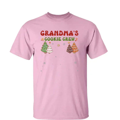 Grandma’s Cookie Crew – Personalized Shirt – Fun Custom Baking Tee & Sweet Gift for Grandma, Nana, or Mimi from Grandkids & Family  Ezcustomize