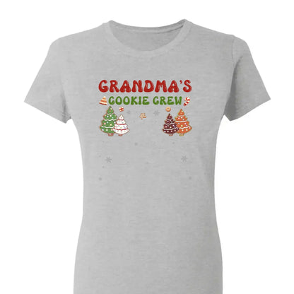 Grandma’s Cookie Crew – Personalized Shirt – Fun Custom Baking Tee & Sweet Gift for Grandma, Nana, or Mimi from Grandkids & Family  Ezcustomize