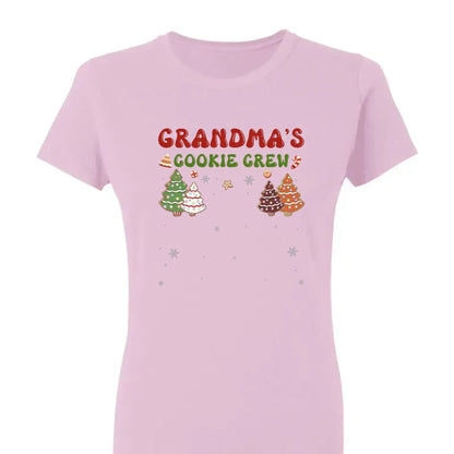 Grandma’s Cookie Crew – Personalized Shirt – Fun Custom Baking Tee & Sweet Gift for Grandma, Nana, or Mimi from Grandkids & Family  Ezcustomize