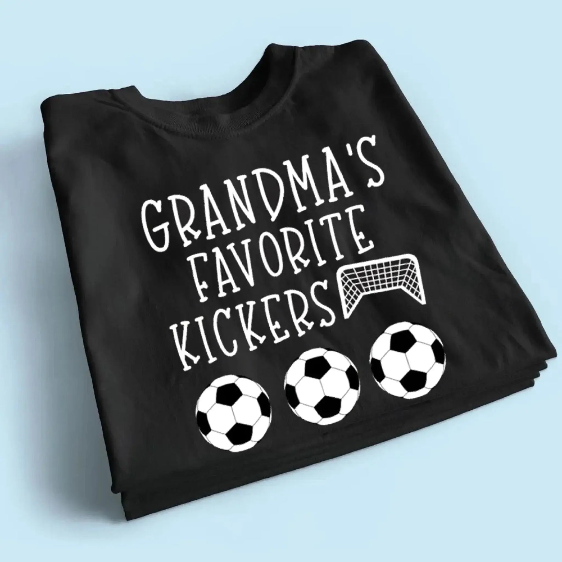 Grandma’s Favorite Kickers Soccer Shirt – Personalized T-Shirt with Kids’ Names – Gift for Soccer Grandma or Mom  Ezcustomize
