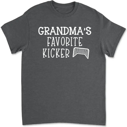 Grandma’s Favorite Kickers Soccer Shirt – Personalized T-Shirt with Kids’ Names – Gift for Soccer Grandma or Mom  Ezcustomize