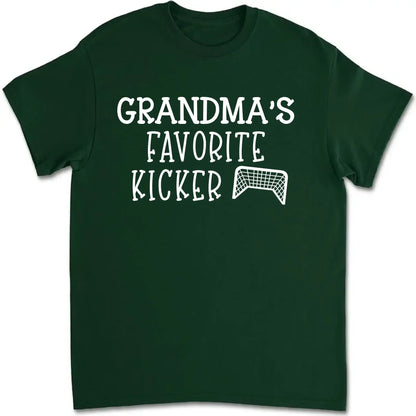 Grandma’s Favorite Kickers Soccer Shirt – Personalized T-Shirt with Kids’ Names – Gift for Soccer Grandma or Mom  Ezcustomize