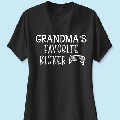 Grandma’s Favorite Kickers Soccer Shirt – Personalized T-Shirt with Kids’ Names – Gift for Soccer Grandma or Mom  Ezcustomize