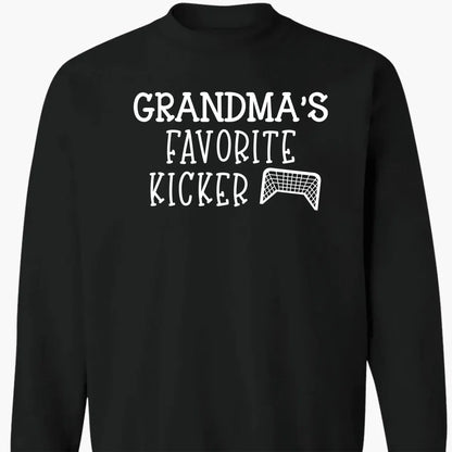 Grandma’s Favorite Kickers Soccer Shirt – Personalized T-Shirt with Kids’ Names – Gift for Soccer Grandma or Mom  Ezcustomize