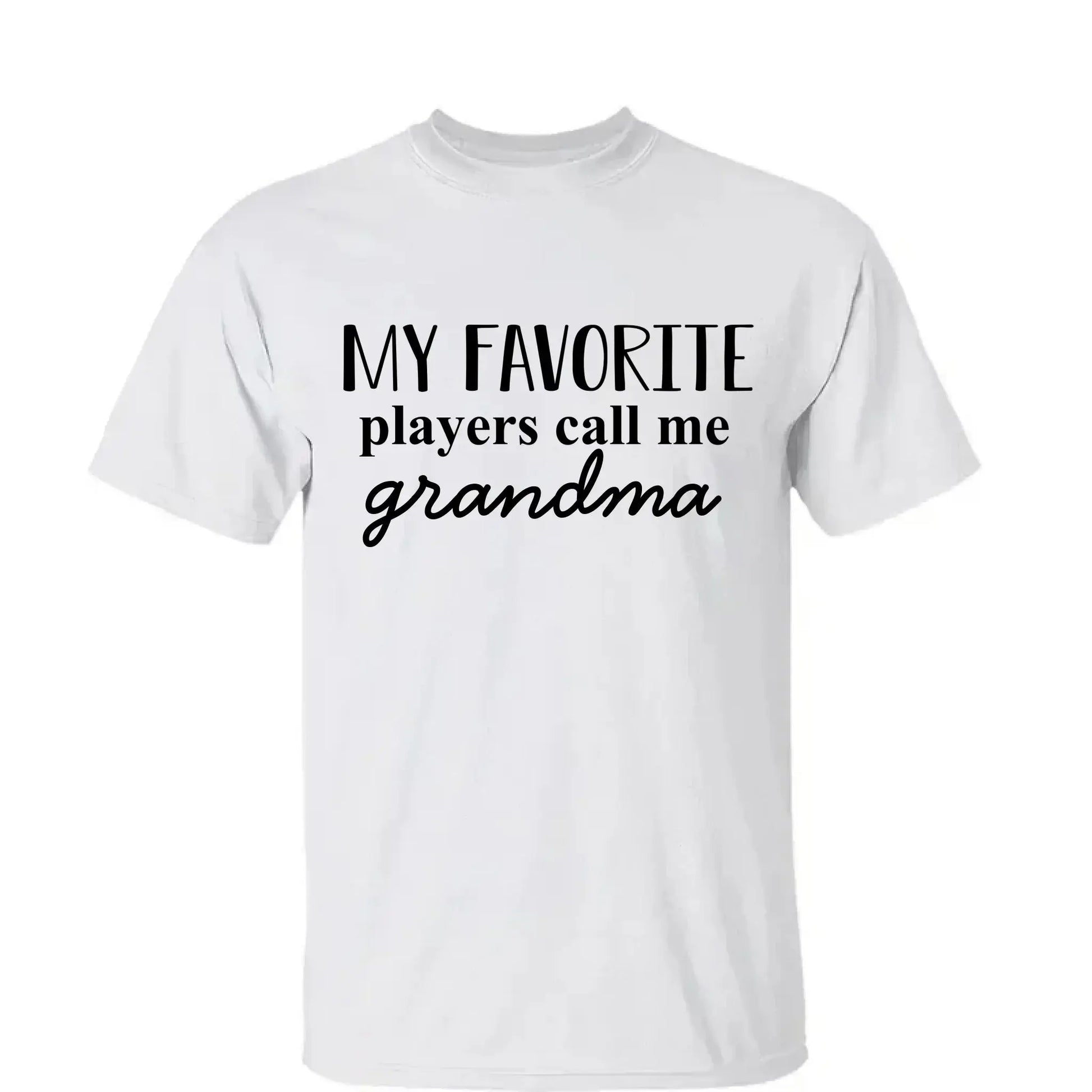 Grandma's Favorite Players – Personalized T-Shirt, Custom Gift for Sport Grandma or Proud Sports Mom  Ezcustomize