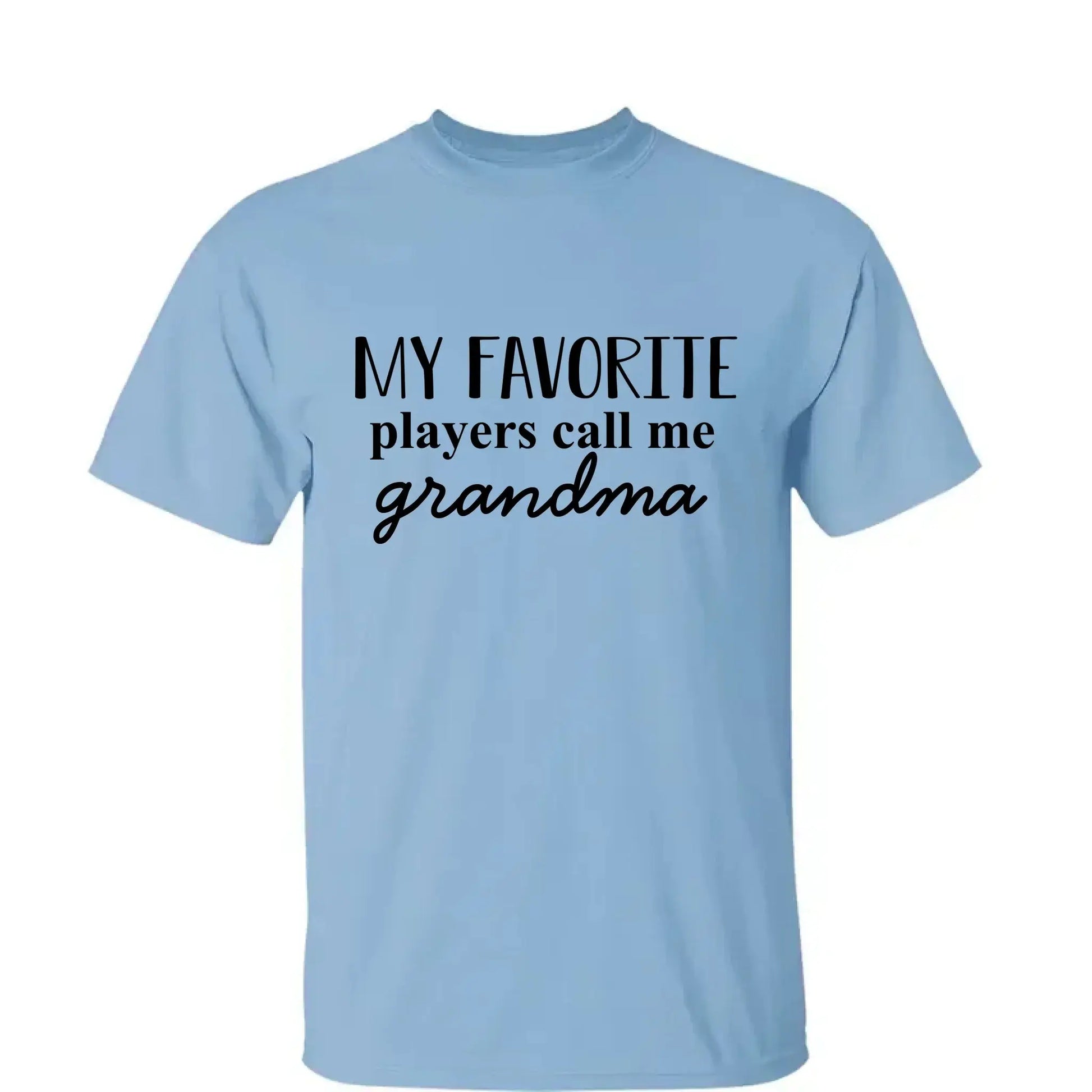 Grandma's Favorite Players – Personalized T-Shirt, Custom Gift for Sport Grandma or Proud Sports Mom  Ezcustomize