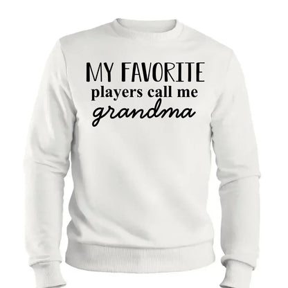 Grandma's Favorite Players – Personalized T-Shirt, Custom Gift for Sport Grandma or Proud Sports Mom  Ezcustomize