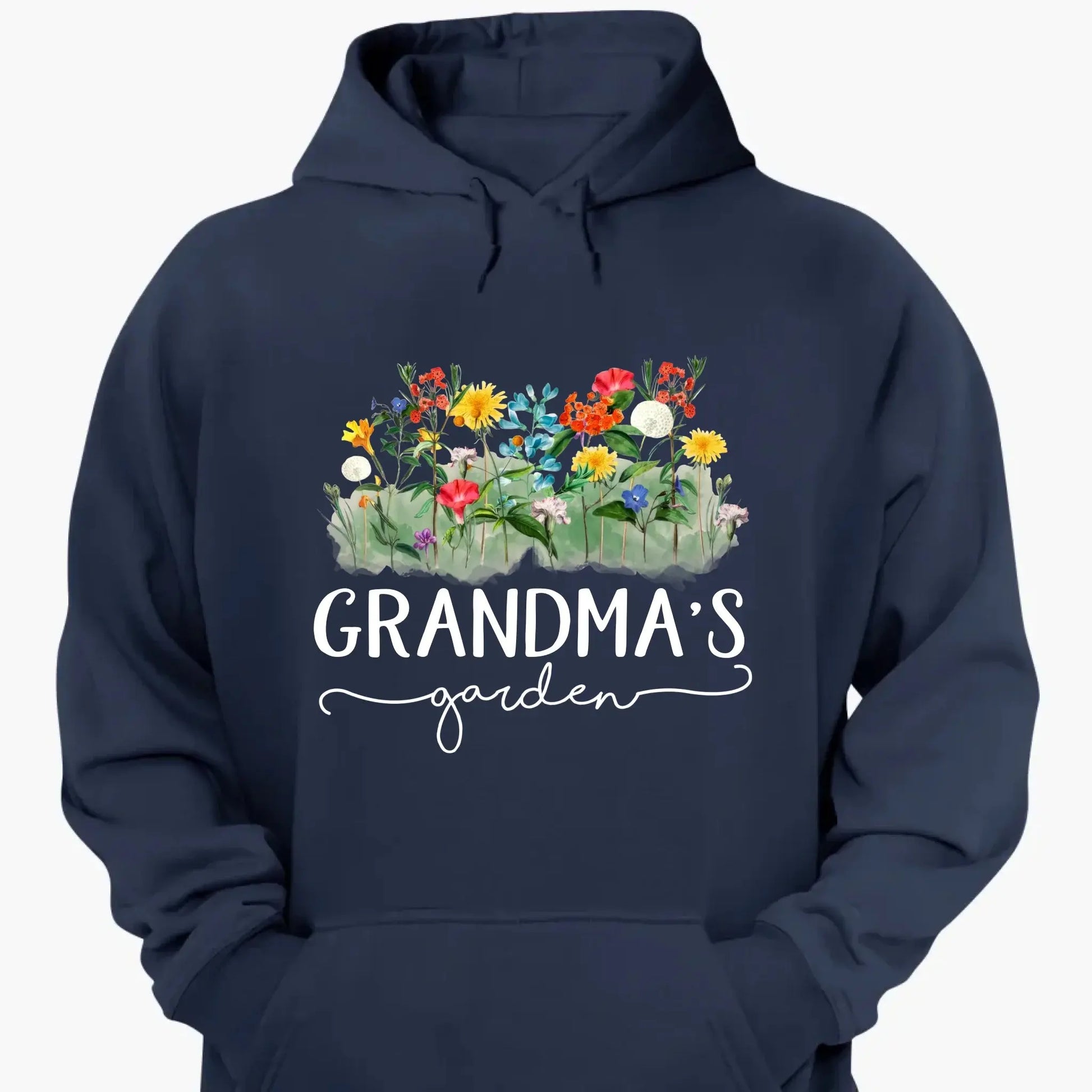 Grandma’s Garden Birth Flower Shirt – Personalized T-Shirt – Custom Family Gift for Grandma from Kids or Grandkids  Ezcustomize