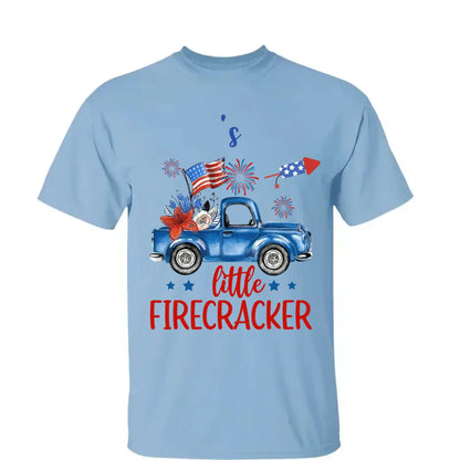 Grandma’s Little Firecrackers – 4th of July Patriotic Personalized T-Shirt – Custom Gift for Grandma, Nana, Mimi, or Mom  Ezcustomize
