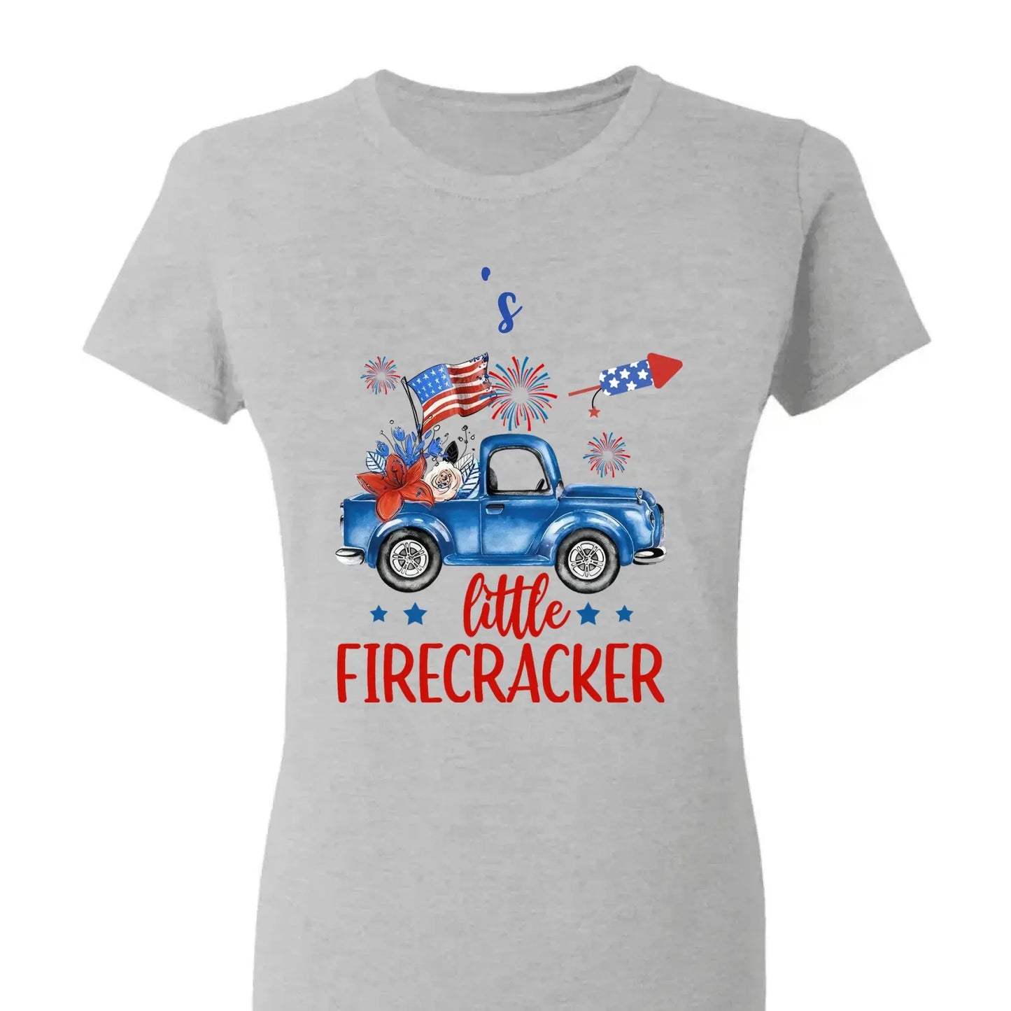 Grandma’s Little Firecrackers – 4th of July Patriotic Personalized T-Shirt – Custom Gift for Grandma, Nana, Mimi, or Mom  Ezcustomize