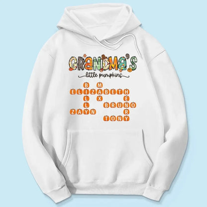 Grandma’s Little Pumpkins Fall Design – Personalized Shirt for Autumn – Cute Seasonal Gift for Grandma, Nana, Mimi or Mom  Ezcustomize