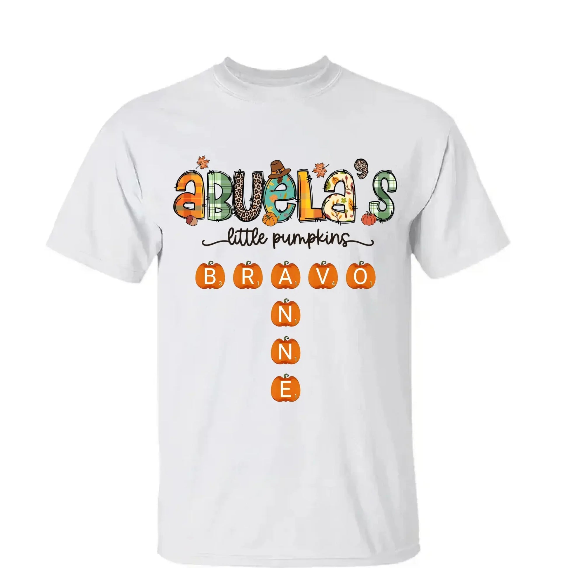 Grandma’s Little Pumpkins Fall Design – Personalized Shirt for Autumn – Cute Seasonal Gift for Grandma, Nana, Mimi or Mom  Ezcustomize