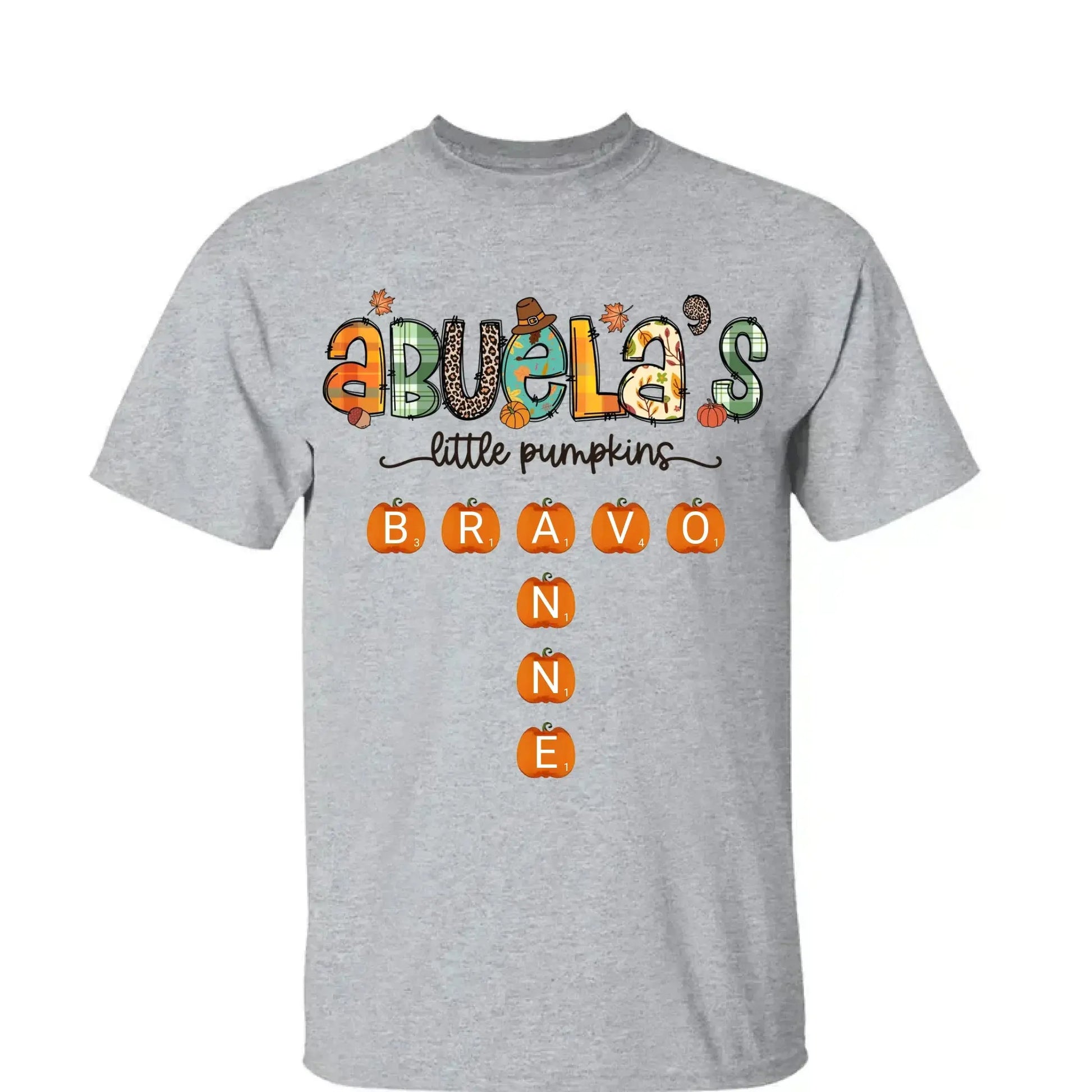 Grandma’s Little Pumpkins Fall Design – Personalized Shirt for Autumn – Cute Seasonal Gift for Grandma, Nana, Mimi or Mom  Ezcustomize