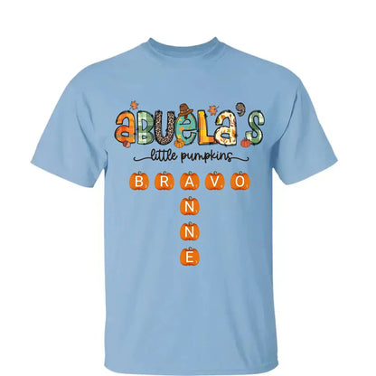 Grandma’s Little Pumpkins Fall Design – Personalized Shirt for Autumn – Cute Seasonal Gift for Grandma, Nana, Mimi or Mom  Ezcustomize
